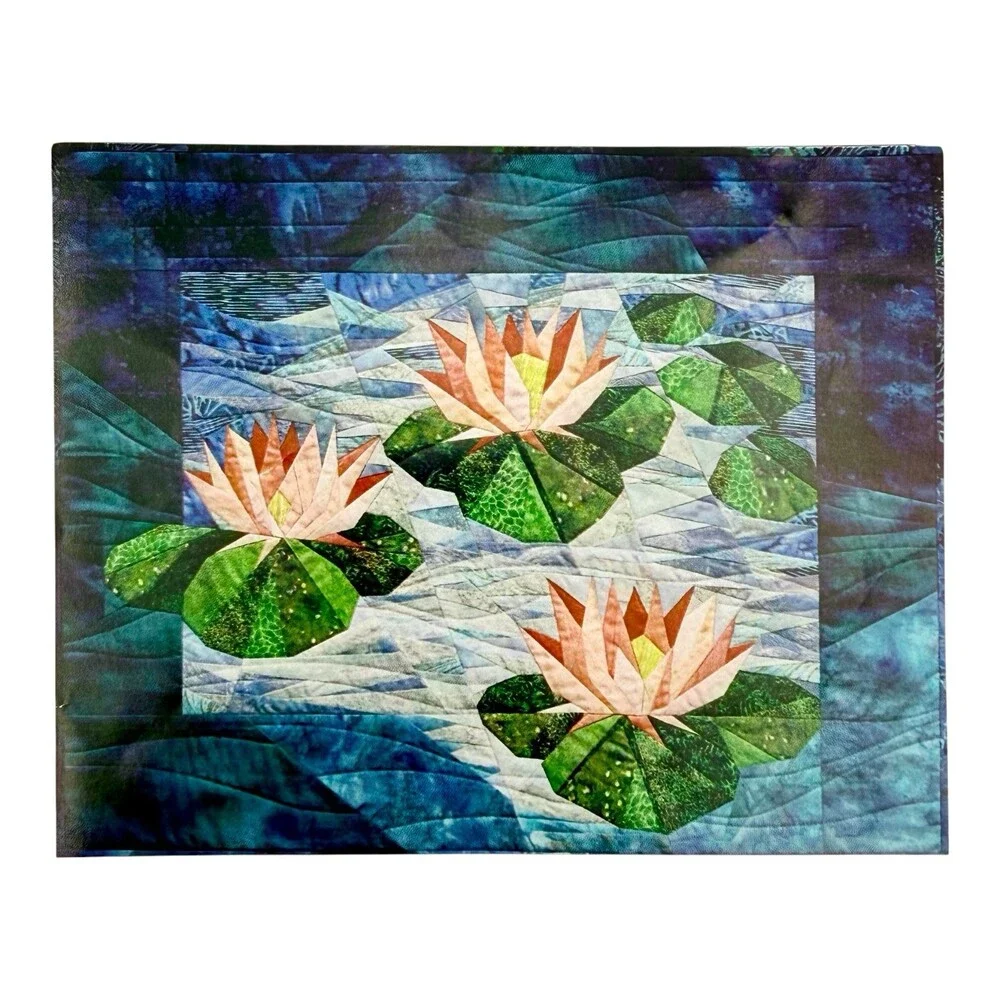 VTG The Designer's Workshop Quilt Pattern WATERLILIES by Eileen Sullivan 29